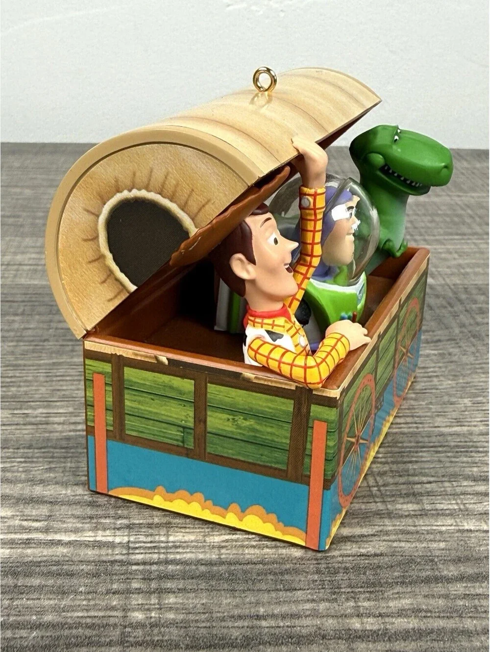 Hallmark 2009 Disney Pixar Toy Story Time to Play Ornament Woody Buzz Rex No Box